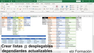 Trucos y Tips Cómo actualizar listas desplegables dependiente de varios niveles de forma automática [upl. by Nima832]