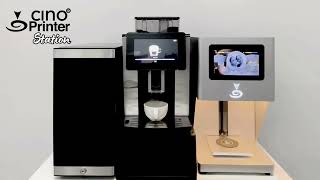 ☕️ CINO PRINTER STATION  All in One  Coffee Maker and Coffee Printer [upl. by Shaughnessy993]