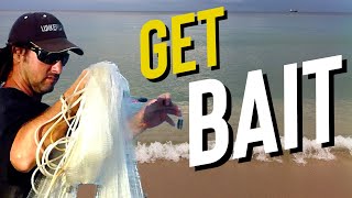 Legal Size Cast Net 7 Foot Demo  Slow Motion with Live Bait [upl. by Carmina]