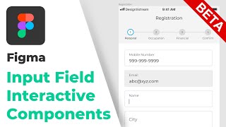 Input Field Interaction using Interactive Components in Figma [upl. by La847]