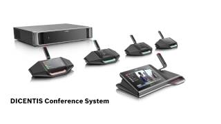 Bosch Security  DICENTIS Conference System [upl. by Sillyrama]