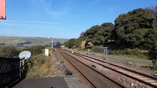 Tangmere Storms past Garsdale on the Settle and Carlisle Northern belle Saturday 31st August 2024 [upl. by Ehttam]