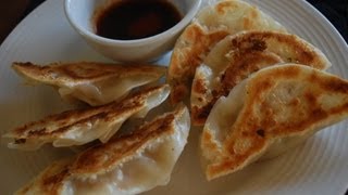 crispy pan fried dumplings [upl. by Karmen]