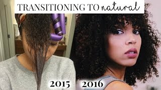 How I Transitioned to Natural  Healthy Hair Journey [upl. by Magan]