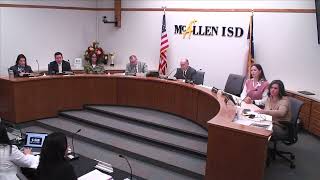 McAllen ISD Regular Board Meeting February 13 2024 [upl. by Gorman]