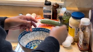 Gout Diet breakfast struggle in the kitchen [upl. by Karoline]