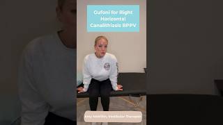 How to Treat Right Horizontal Canal BPPV Gufoni Maneuver dizzy vestibular [upl. by Matthaeus76]