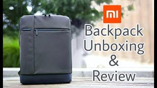 MI Business Backpack Unboxing amp Review and Price in Hindi [upl. by Samalla338]