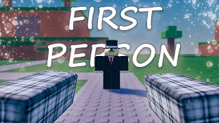 Ability Wars But Its First Person  Roblox  Challenge  Engineer  New Update  Hero Of Justice [upl. by Slaby]