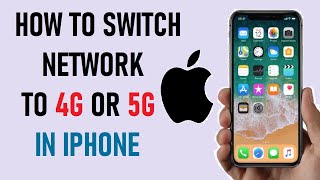 How to switch any iPhone from 3G to 4G or 5G networks [upl. by Lancey262]