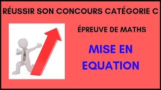 Maths concours catégorie C  Équation [upl. by Aisatal]