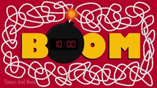 10 Minute Timer Boom Bomb  Giant Bomb Explosion 💣 [upl. by Ahsiena]