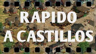 TUTORIAL PASO RAPIDO A LA EDAD DE LOS CASTILLOS AGE OF EMPIRES 2 [upl. by Ander]