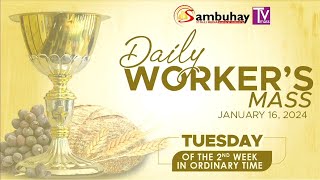 Sambuhay TV Mass  January 16 2024  Tuesday of the 2nd Week in Ordinary Time [upl. by Ongineb]