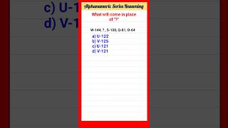 Alphanumeric Series question  SSC reasoning pyq reasoningquestions [upl. by Derriey390]