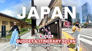 KE JEPANG HABIS BERAPA JUTA SPILL BUDGET amp ITINERARY 🇯🇵 TOKYOKYOTOOSAKA BUAT PEMULA [upl. by Andrey]