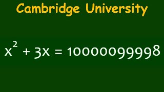 Can you Solve Cambridge University Entrance Exam [upl. by Nelhsa]