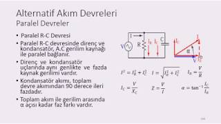 Elektriksel Esaslar II  AC Teori 5  Alternatif Akım Devre Analizi  Paralel RL RC RLC Devresi [upl. by Piderit]