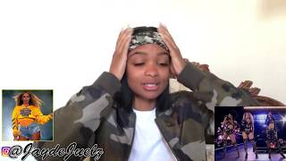 Beyonce Cochella 2018 wDestinys Child Reaction BEYCHELLA [upl. by Ttezil]