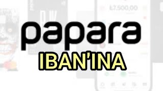 PAPARA IBANINA PARA GÖNDERME [upl. by Sarette]