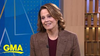 Sigourney Weaver talks role in new romantic drama l GMA [upl. by Gretna]