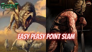 GWENT  Easy Monster Point Slam Midrange Deck  Suitable For Competitive [upl. by Chemesh]