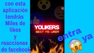 la Mejor app para tener miles de likes en tus fotos de facebook 2020  jhon Oficial [upl. by Sirraj]