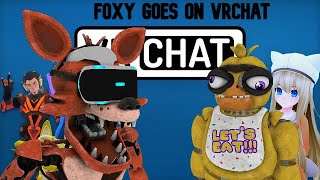 SFMFNAF Foxy goes on VRChat vaportrynottolaugh [upl. by Sueddaht885]