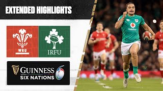 IRELAND DOMINATE ☘️  Extended Highlights  Wales v Ireland [upl. by Kramnhoj786]