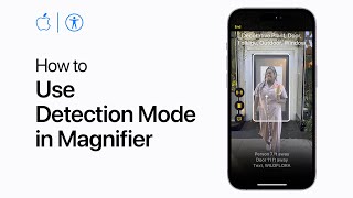 How to use Detection Mode in Magnifier on iPhone or iPad with LiDAR  Apple Support [upl. by Fedora]