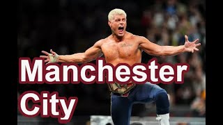 Cody Rhodes bringing WWE and WrestleMania to Manchester City UK  Spoiler Warning [upl. by Llerred423]