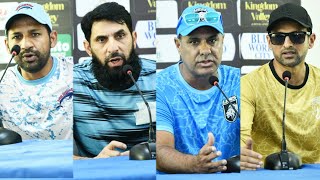 Champions OneDay Cup Trophy Unveil  Captains Press Conference in Faisalabad [upl. by Anelet]