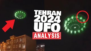 IS THIS REAL SHARPEST UFO Footage EVER Low Flying Tehran 2024 UAP Analysed amp Explained [upl. by Bergmann234]