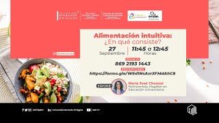 Webinar  Alimentación Intuitiva ¿En qué consiste [upl. by Siskind753]