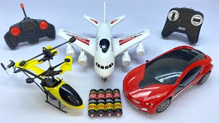 Best RadioControl RC Flying Helicopter with Rechargeable RC Airplane and RC Car Unboxing amp Testing 🥰 [upl. by Atsok465]