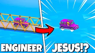 How am I meant to compete with MIRACLE BRIDGES in Poly Bridge 3 [upl. by Yekcor]