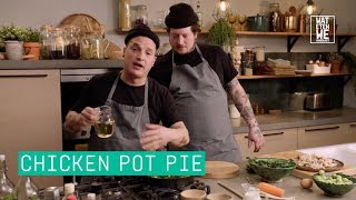 24Kitchen  Wat Eten We Vandaag Afl 20 Job amp Perry’s eenpans chicken pot pie [upl. by Auhesoj]