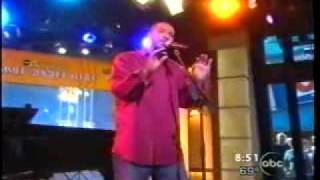 Lyfe Jennings singing Goodbye on GMA [upl. by Aihsa]