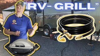 WeberQ Grill Quick Connect Conversion  RV Edition [upl. by Dde612]