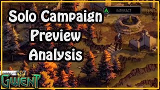 Single Player Campaign Preview Analysis  Gwent [upl. by Eaned950]