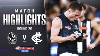 Collingwood v Carlton Highlights  Round 20 2023 [upl. by Ennelram]