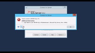 Sửa lỗi login failed for user administrator 18456 [upl. by Killen804]