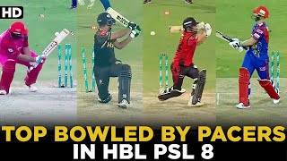 Top Bowled By Pacers in HBL PSL 8  HBL PSL 8  MI2A [upl. by Cathey]