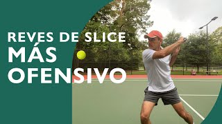 Tips para tu REVES DE SLICE y ser más OFENSIVO en el Tenis [upl. by Hannej4]