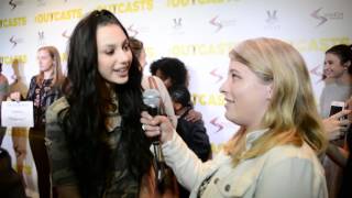 Calista Quinn Interview at The Outcasts Movie Premiere [upl. by Leiahtan49]