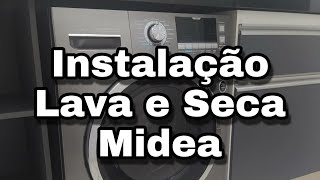 Lava e Seca Midea Storm Wash Como Instalar [upl. by Dielu]