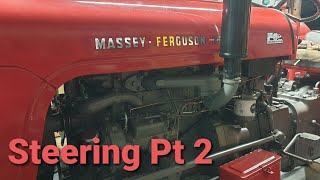 Massey Ferguson 35 Adjusting Steering Box [upl. by Hana]