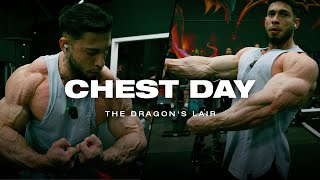 CHEST DAY AND COOKING  DRAGON’S LAIR GYM VEGAS [upl. by Ahsilad]