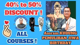 🔴Big Discount on the Occasion of Ashram KIDUNG PEMULIHAN JIWA Birthday  Gendam  magnetism  Reiki [upl. by Roselba]