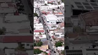 Puente 1  Fila de Telepeaje inicia con 7 vehículos en Calle Fuente para tomar Calle Hidalgo 300 PM [upl. by Arev]